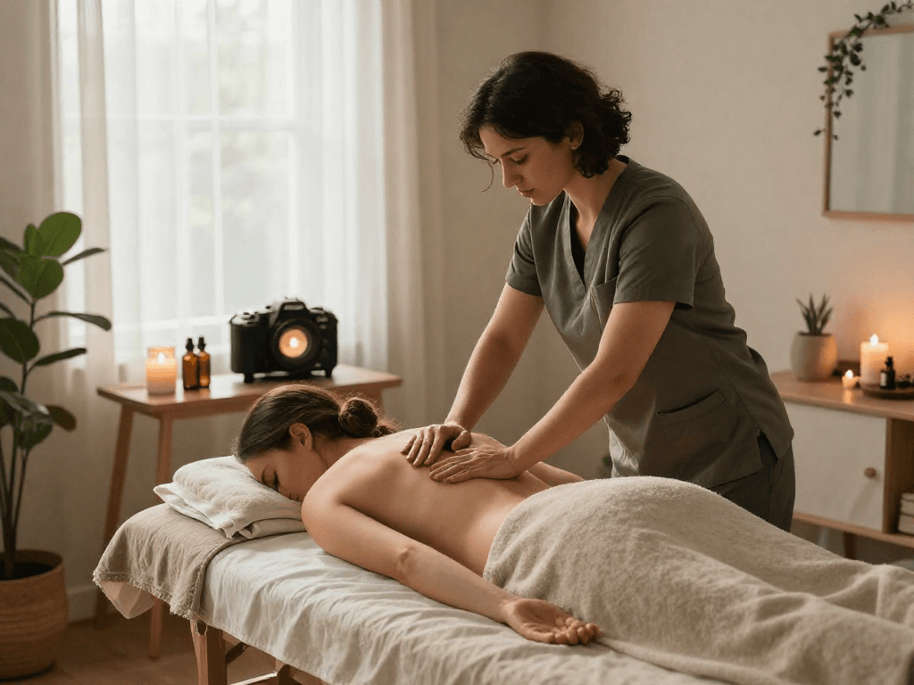 Experience premium 광명출장안마 with a personalized massage in a serene home setting.
