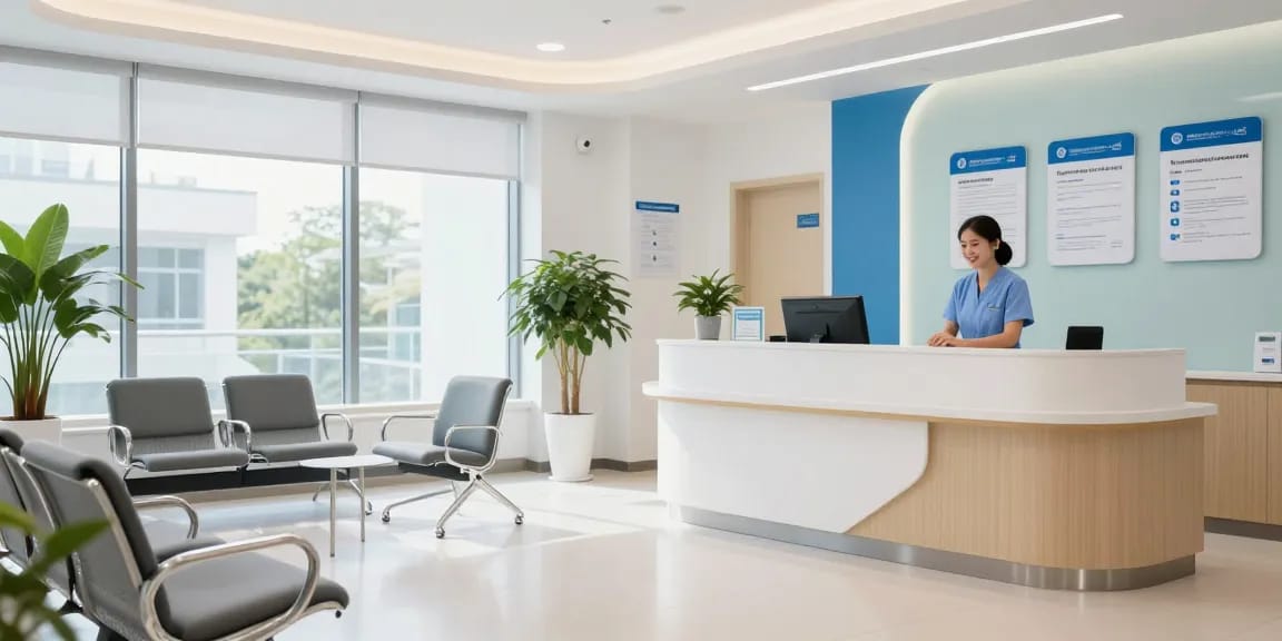 Luck8 healthcare services with professional patient care at health clinic.