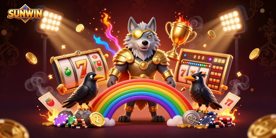 SUNWIN offers an exhilarating gaming experience with vibrant slot games featuring classic symbols and golden jackpots.