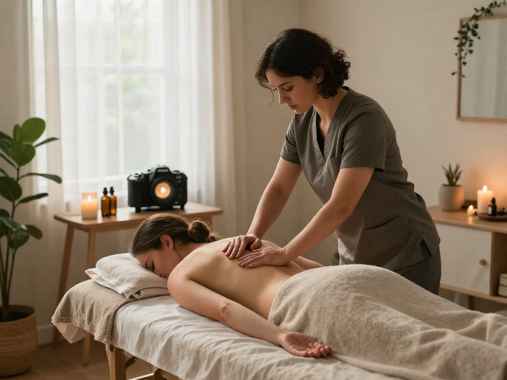 Experience premium 광명출장안마 with a personalized massage in a serene home setting.