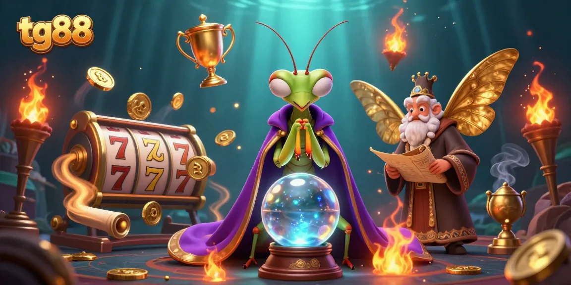 Engage with tg88 casino slots and jackpots in a vibrant underwater fantasy scene.