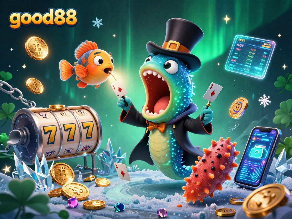 Experience thrilling wins at good88 with magical casino characters and vibrant gaming elements.