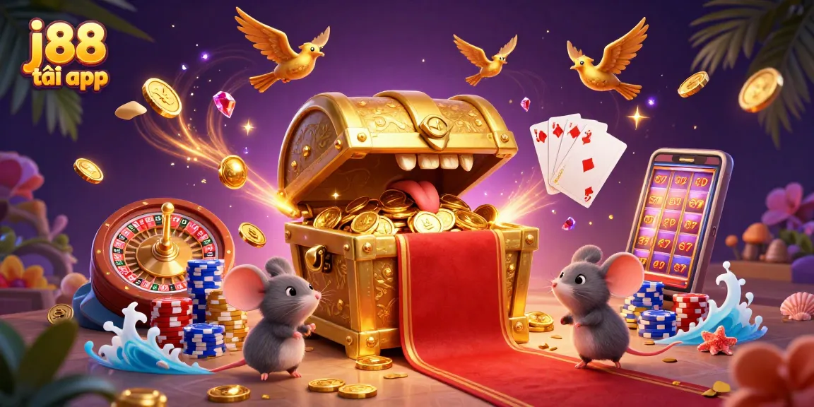 Engage with the j88 tải app in a vibrant 3D casino adventure full of riches and gaming excitement.