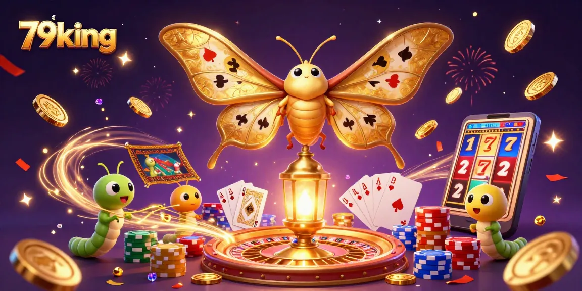 Win big with 79king's vibrant casino scene, featuring unique characters and thrilling elements.