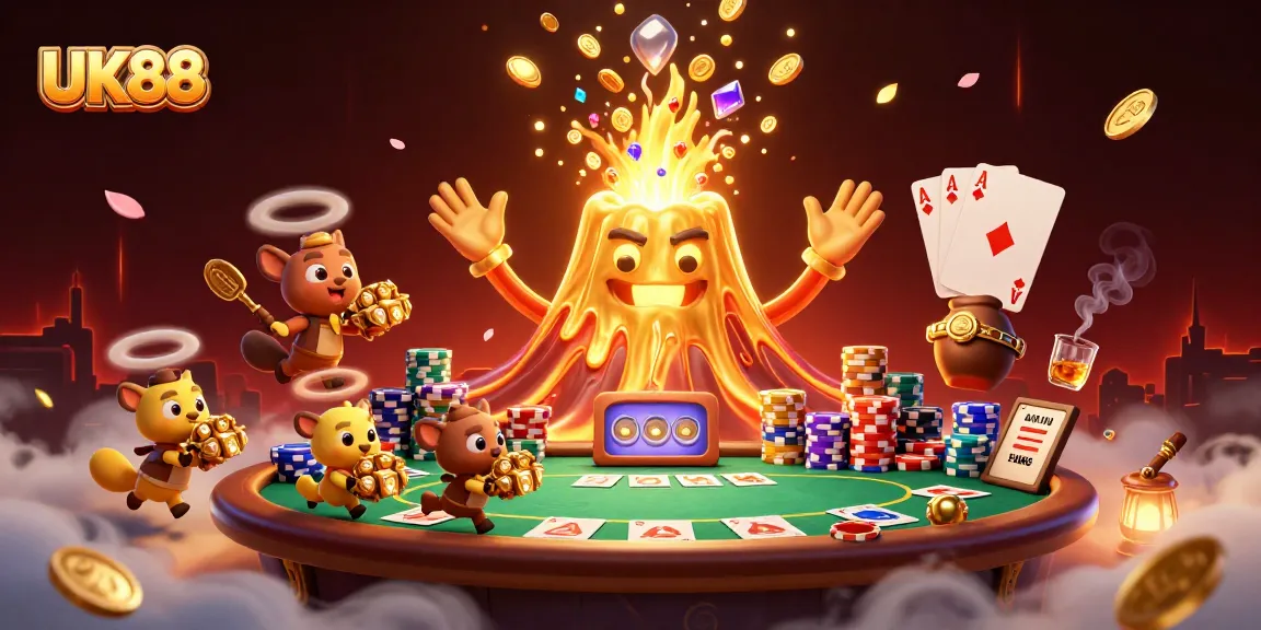 Experience UK88's thrilling casino adventure with vibrant visuals and exciting gaming elements.