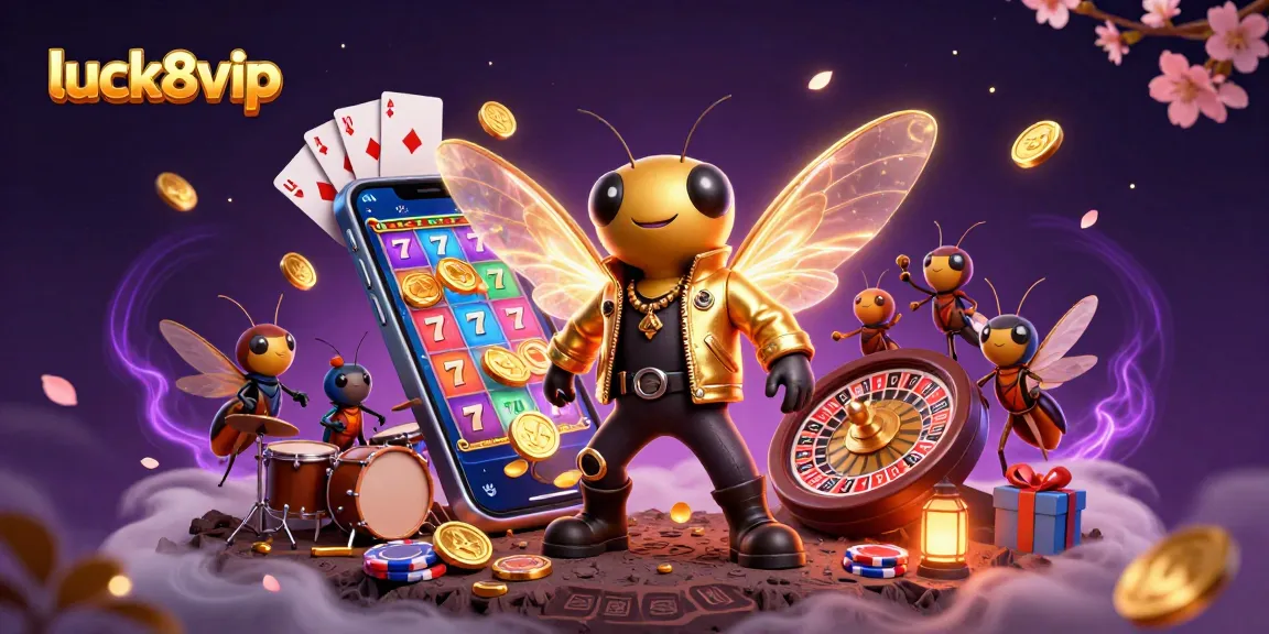 Join the excitement at luck8vip with colorful slots, thrilling games, and dynamic characters.